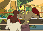 Nyrkkeily-peli-jungle